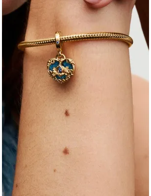 Bracciale Dorato Moments Chiusura a Sfera cm.18 Donna Pandora