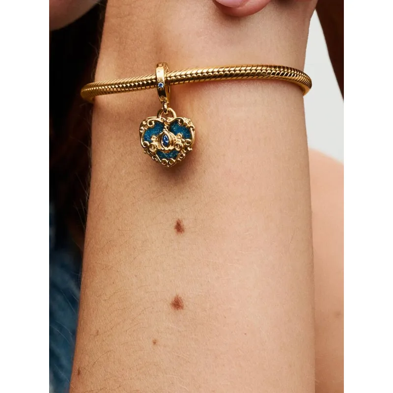 Bracciale Dorato Moments Chiusura a Sfera cm.18 Donna Pandora