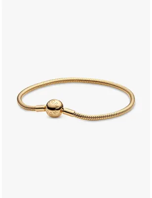 Bracciale Dorato Moments Chiusura a Sfera cm.18 Donna Pandora