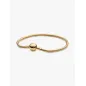 Bracciale Dorato Moments Chiusura a Sfera cm.18 Donna Pandora