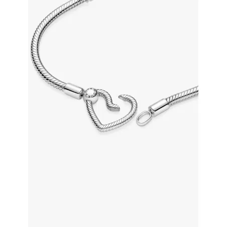Bracciale Moments con Chiusura a Cuore cm.16 Donna Pandora