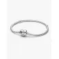 Bracciale Moments con Chiusura a Cuore cm.16 Donna Pandora Bracciale Moments con Chiusura a Cuore cm.16 Donna Pandora