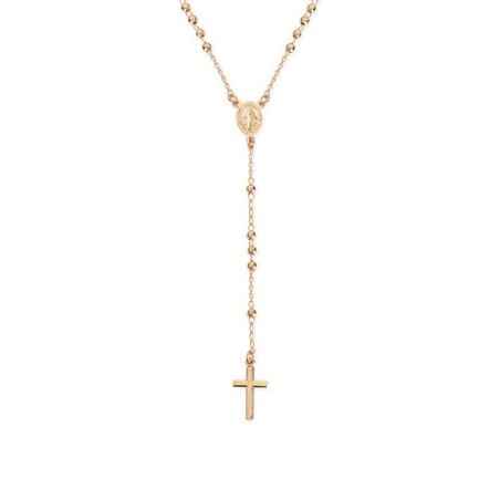 ROSARIO CLASSICO ARGENTO ROSE' AMEN  CRO30R Amen