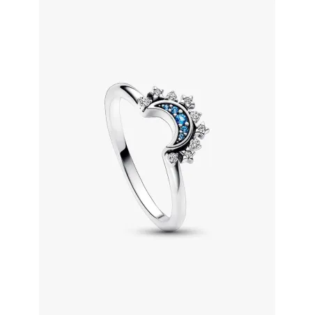 Anello Luna Pietre Blu mis.50 Donna Pandora