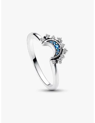 Anello Luna Pietre Blu mis.54 Donna Pandora