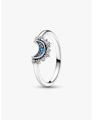 Anello Luna Pietre Blu mis.56 Donna Pandora