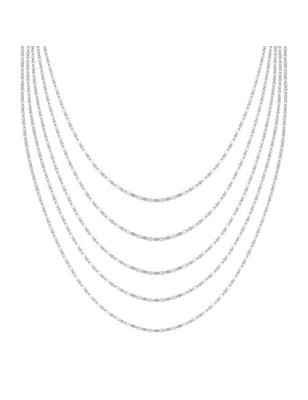 COLLANA MULTIFILO PIATTA DONNA AMEN ELEGANCE