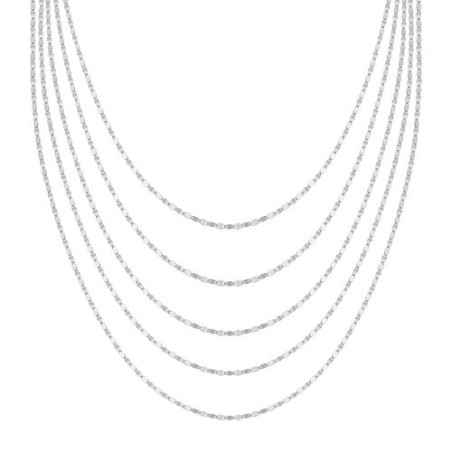 COLLANA MULTIFILO PIATTA DONNA AMEN ELEGANCE CLMFSP5B Amen