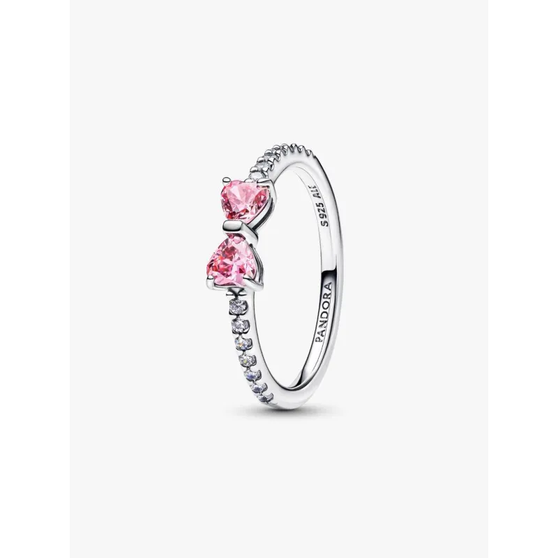 Anello Fiocco Luminoso Rosa mis.52 Donna Pandora Anello Fiocco Luminoso Rosa mis.52 Donna Pandora