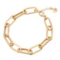 Bracciale Ovali Chic con Maglie spazzolate a mano Donna Aquaforte