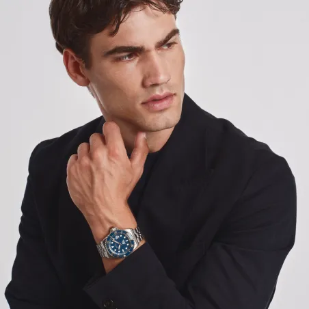 Orologio Manta Heritage Blu e Oro TW2208 Uomo Breil