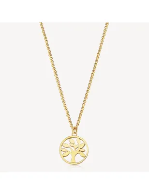 Collana Chakra Dorata Albero della Vita Donna Brosway