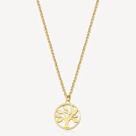 Collana Chakra Dorata Albero della Vita Donna Brosway