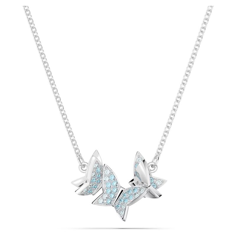 Collana Farfalla Blu Donna Swarovski Lilia Collana Farfalla Blu Donna Swarovski Lilia
