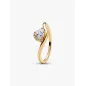 Anello Onda con Cuore Luminoso mis.50 Donna Pandora Anello Onda con Cuore Luminoso mis.50 Donna Pandora