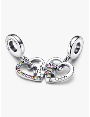 Charm Pendente Puzzle dell'Amicizia Divisibile Donna Pandora