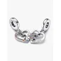 Charm Pendente Puzzle dell'Amicizia Divisibile Donna Pandora Charm Pendente Puzzle dell'Amicizia Divisibile Donna Pandora