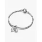 Charm Pendente Puzzle dell'Amicizia Divisibile Donna Pandora Charm Pendente Puzzle dell'Amicizia Divisibile Donna Pandora