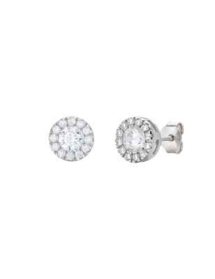 ORECCHINI ROYAL ZIRCONI BIANCHI DONNA AMEN 