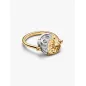 Anello Medallion Sole e Luna Reversibile mis.58 Donna Pandora