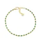 Bracciale Joy Dorato in Lega Amen Zirconi Verdi Donna Amen