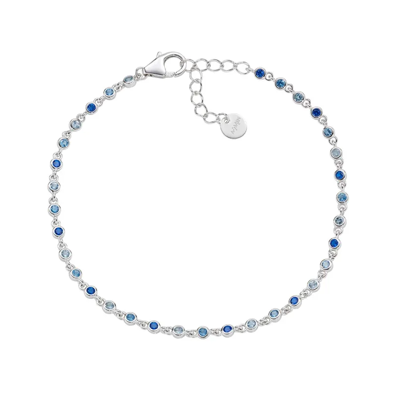 Bracciale Joy in Lega Amen Zirconi Degradé Blu Donna Amen Bracciale Joy in Lega Amen Zirconi Degradé Blu Donna Amen