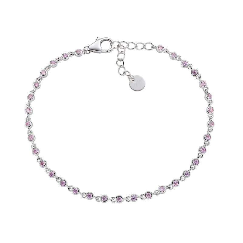 Bracciale Joy in Lega Amen Zirconi Rosa Donna Amen Bracciale Joy in Lega Amen Zirconi Rosa Donna Amen