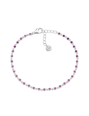 Bracciale Joy in Lega Amen Zirconi Rossi Donna Amen