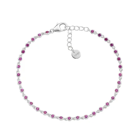 Bracciale Joy in Lega Amen Zirconi Rossi Donna Amen