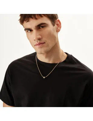 Collana Tetra Ball Chain Bicolore TJ4116 Uomo Breil