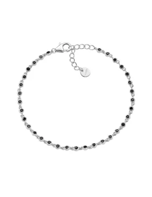 Bracciale Joy in Lega Amen Zirconi Neri Donna Amen