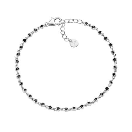 Bracciale Joy in Lega Amen Zirconi Neri Donna Amen