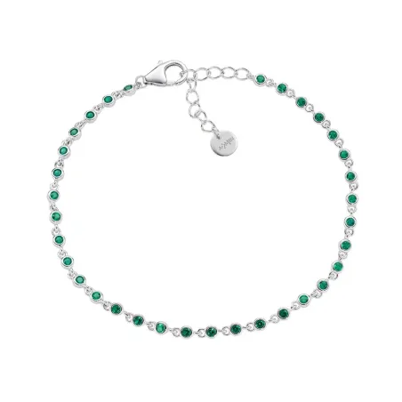 Bracciale Joy in Lega Amen Zirconi Verdi Donna Amen