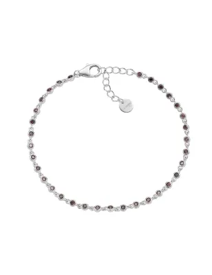Bracciale Joy in Lega Amen Zirconi Marroni Donna Amen