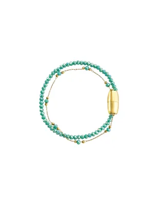Collana Magnetica System Cristalli Turchese TJ4150 Donna Breil