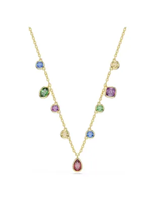 Collana Imber, Multicolore, Finitura Oro 18K Donna Swarovski