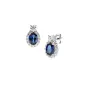 Orecchini Madame in Argento con Zirconi Blu Donna Amen Orecchini Madame in Argento con Zirconi Blu Donna Amen