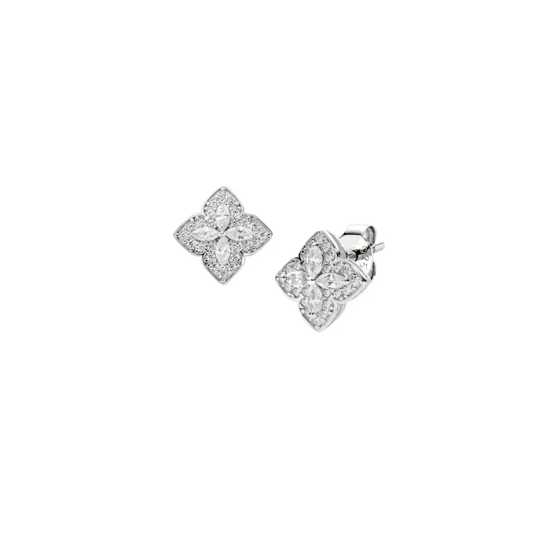 Orecchini Portofino in Argento con Zirconi Bianchi Donna Amen Orecchini Portofino in Argento con Zirconi Bianchi Donna Amen
