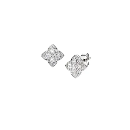 Orecchini Portofino in Argento con Zirconi Bianchi Donna Amen