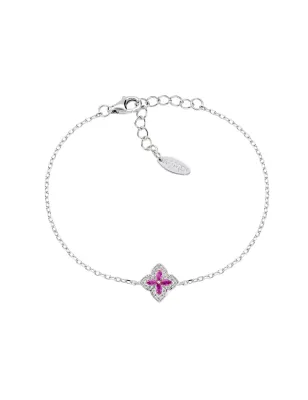Bracciale Portofino in Argento con Zirconi Rubino Donna Amen