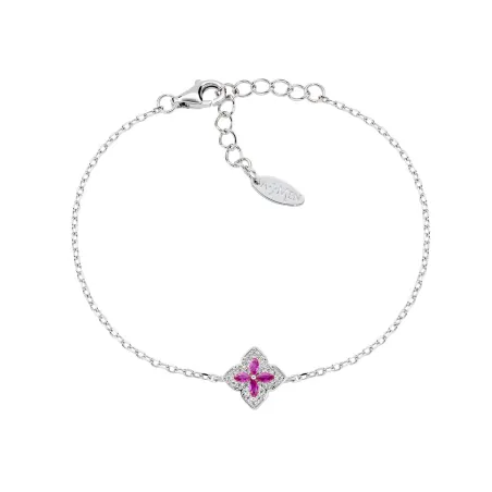 Bracciale Portofino in Argento con Zirconi Rubino Donna Amen