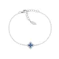 Bracciale Portofino in Argento con Zirconi Blu Donna Amen