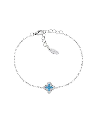 Bracciale Portofino in Argento con Zirconi London Blue Donna Amen