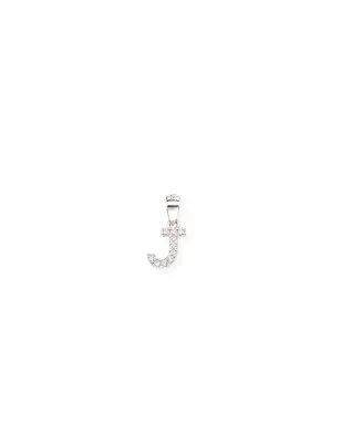 Ciondolo Lettera J in Argento con Zirconi Donna Amen
