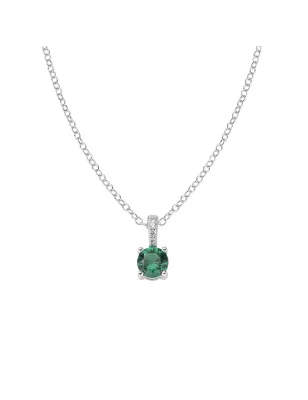 Collana Punto Luce Verde Donna Amen