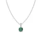 Collana Punto Luce Verde Donna Amen Collana Punto Luce Verde Donna Amen