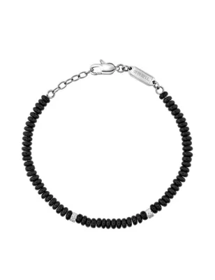 Bracciale Infinite Star Agata Nera TJ4174 Uomo Breil