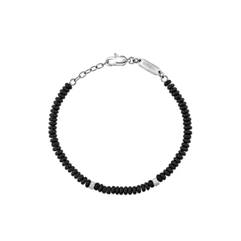 Bracciale Infinite Star Agata Nera TJ4174 Uomo Breil Bracciale Infinite Star Agata Nera TJ4174 Uomo Breil