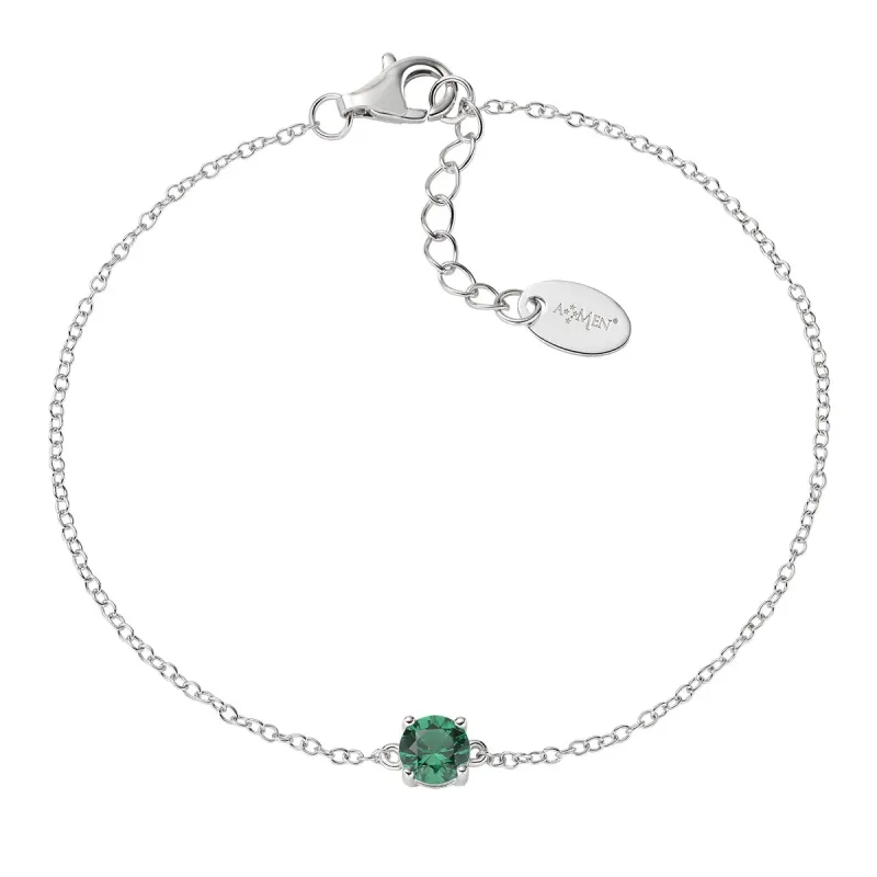 Bracciale Punto Luce Verde Donna Amen Bracciale Punto Luce Verde Donna Amen