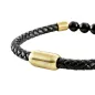 Bracciale Indiana Agata Nera TJ4139 Uomo Breil